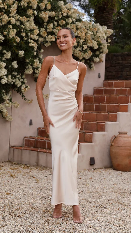 Ariana Maxi Dress - Champagne