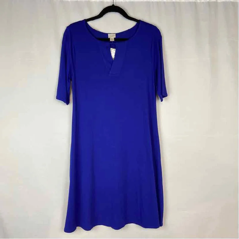 Chico's Women's Size S indigo Solid Dress