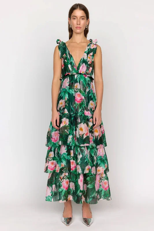 Christy Lynn Alexa Dress in Camellia Garden