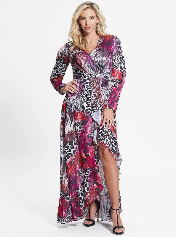 Eco Wildcard Print Luana Maxi Dress