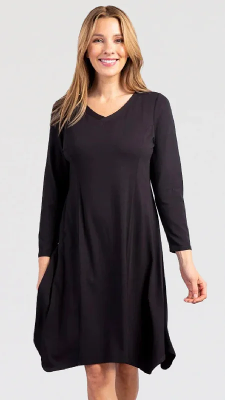 Habitat Core Travel Dipped Hem Dress