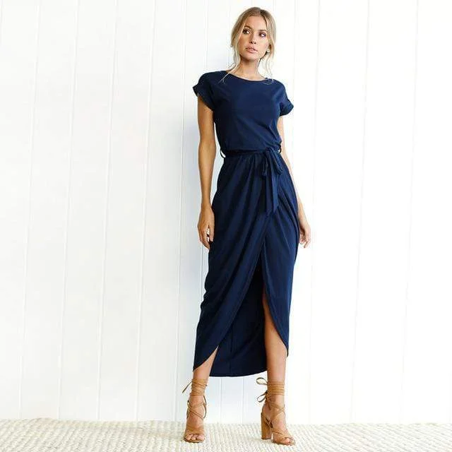 Split Long Maxi Dress