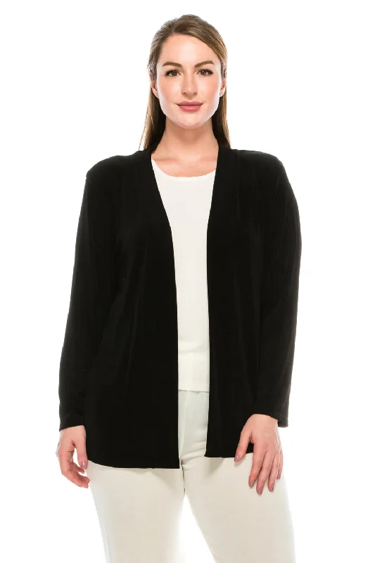 Women's Non Iron Drape Jacket Long Sleeve-4000AY-LRS1