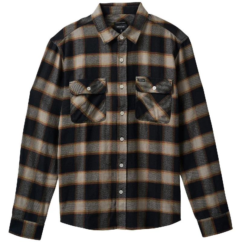 Brixton - Bowery 20th Anniversary Flannel Black/Cream