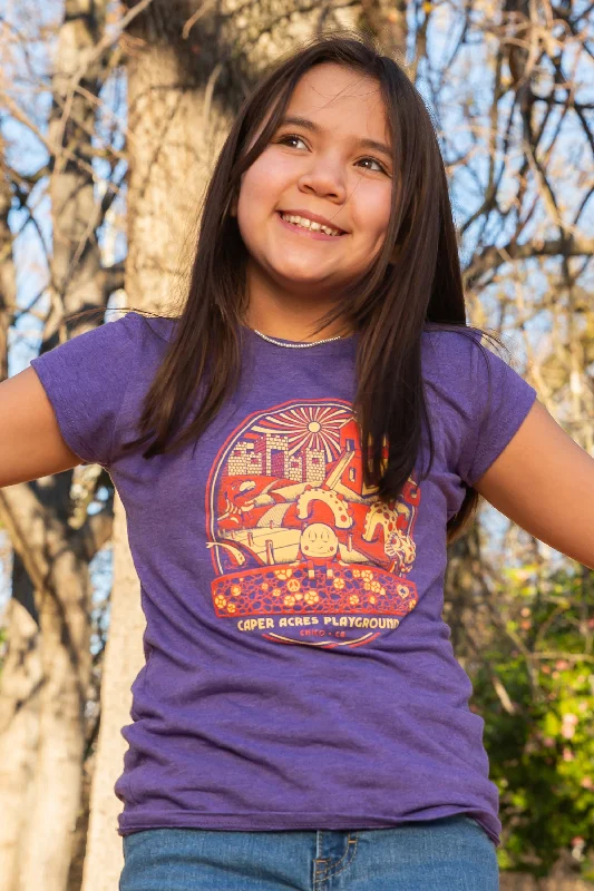 Caper Acres Girls Tri Blend Tee