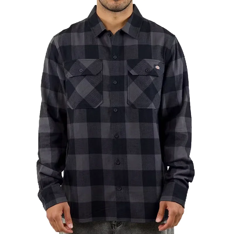 Dickies - Sacremento Flannel Shirt Charcoal