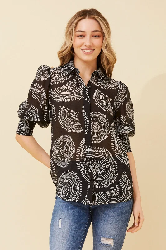 ISHLA ABSTRACT PRINT SHIRT