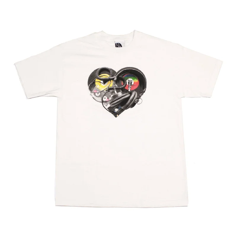 Mens Ongaku In Love T-Shirt White