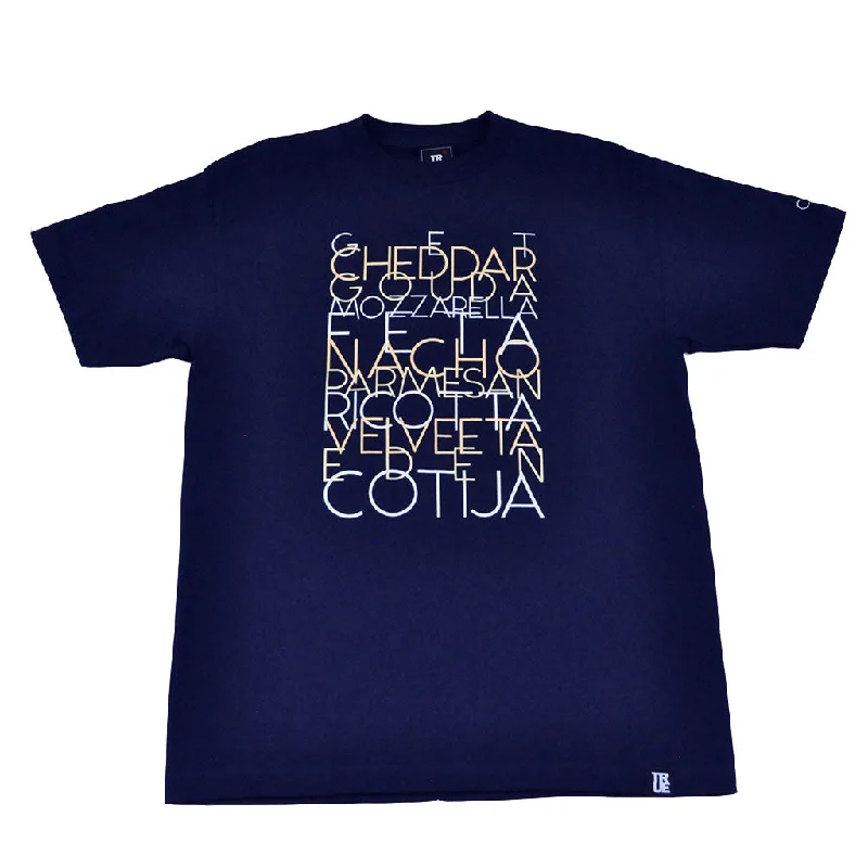 Mens True Cheese T-Shirt Navy