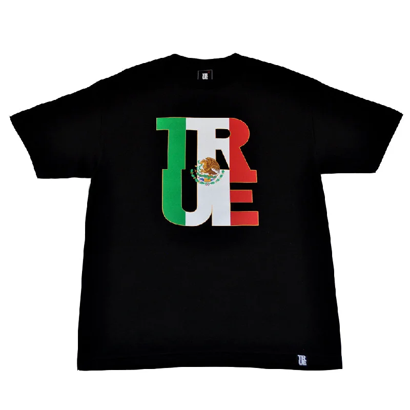 Mens True Logo Fill Mexico T-Shirt Black