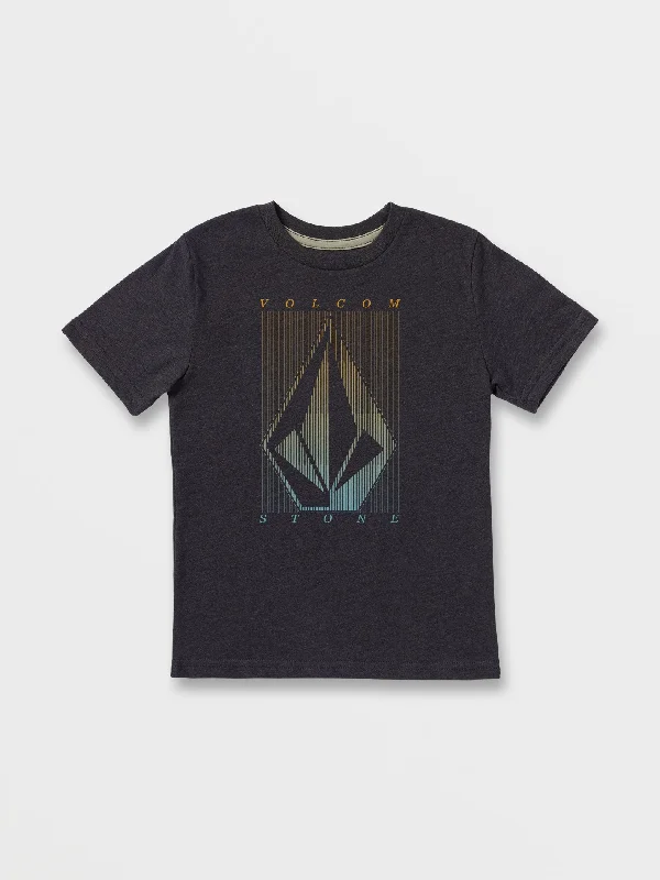 Little Boys Spectal Short Sleeve Tee - Dark Black Heather