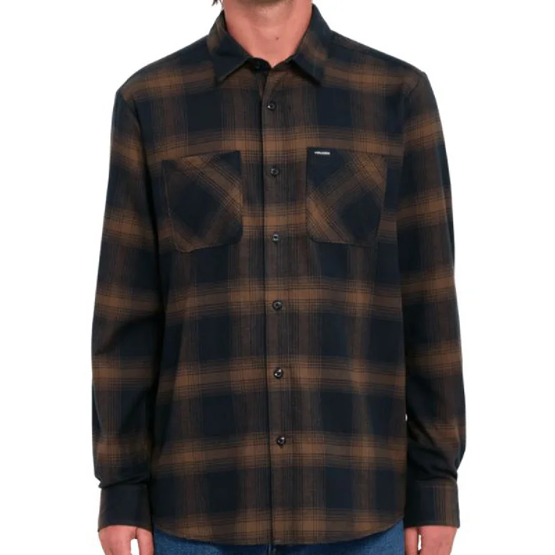 Volcom - Netastone Flannel Dark Earth