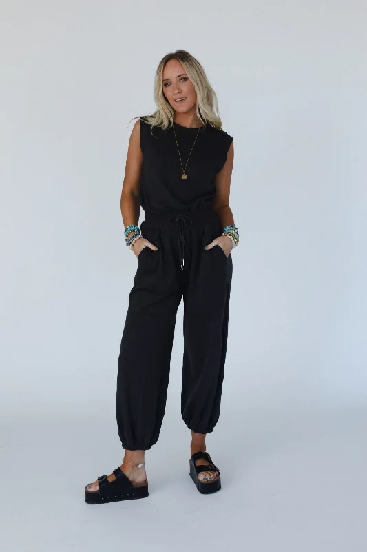 Aloe Sleeveless Jumpsuit - Ash