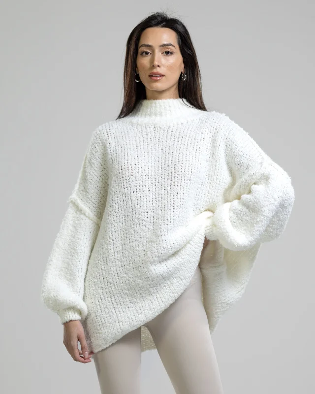 NEW | Cate Sweater | Ivory | Alpaca Wool