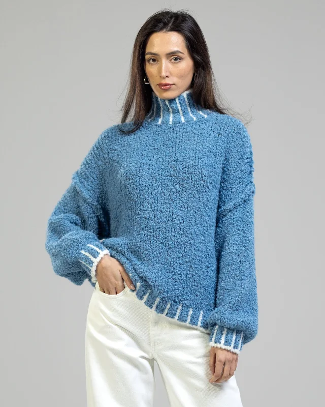 NEW | Iris Sweater | Blue | Alpaca Wool