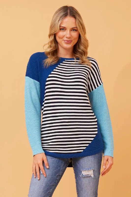 OLLIE STRIPED KNIT JUMPER