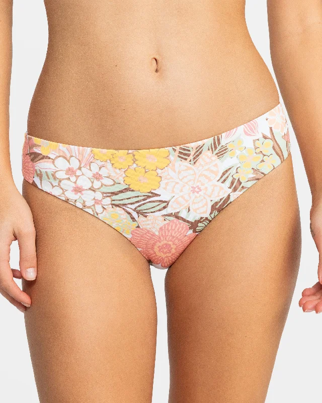 Playa Paradise Reversible Hipster Bikini Bottoms - White Viva La Vida