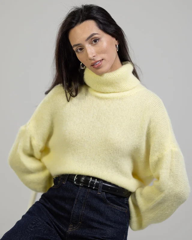 NEW | Sirella Sweater | Pastel Yellow | Alpaca Blend